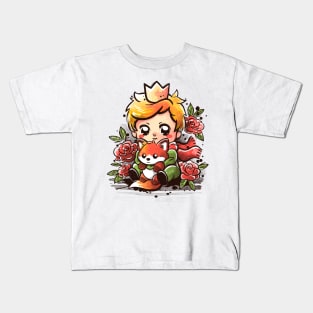 The little prince watercolor Kids T-Shirt